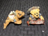 Boyds Bears & Friends The Bearstone Collection Nativity Series #3 Ariel & Clarence