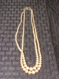 Vintage Pearl Necklace w/ Sterling Clasp