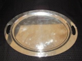 D&H Large Metal Oval Platter w/ Handles