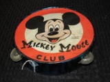 Vintage Mickey Mouse Club Childs Tambourine