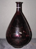 San Miguel Wide to Narrow Amethyst Glass Décor Vase