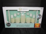 14 Piece LED Candle Set w/ Daily Timer & Order Home Collection