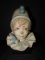 Ceramic Young Boy Clown Bust 9