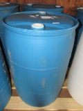 GRAIN Barrel -Large Blue Plastic 50 Gal Barrel