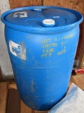 GRAIN Barrel -Large Blue Plastic 50 Gal Barrel