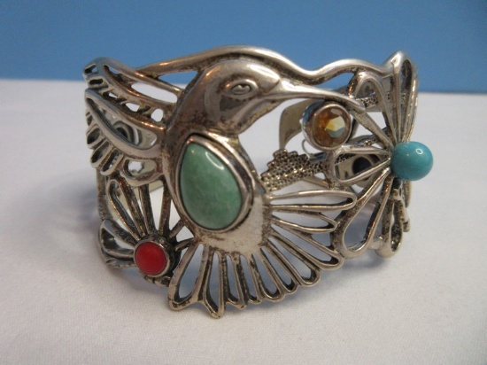 Awesome Carolyn Pollack 925 Sterling Fritz Casuse Native American 925 Cuff Bracelet
