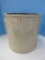 Early F.H. Cowden #6 Gallon Pottery Stoneware Crock w/ Lug Handles Harrisburg P.A.