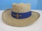 Scarce Find 1996 Olympic Games Atlanta Volunteer Uniform Straw Hat Hanes Band