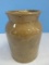 Vintage Pottery Storage Crock Jar w/ Lid
