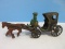 Cast Iron Horse Drawn Carriage Buggy Toy