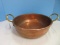 Large Copper Pot w/ Brass Handles