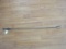 Hand Forged Wrought Iron Primitive Style Toasting Two Tine Fork w/ Spiral Handle