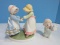 2 Porcelain Bisque Figurines Holly Hobbie Designers Collection 5 3/4