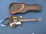 Cort TRG-Chamber Jim Triggs Design Semi-Hollowbody Black Electric Guitar w/ Tantrum Case