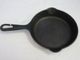 Rome, G.A. Cast Iron No.3 Handled Small Skillet w/ Double Pour Spout