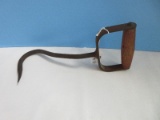 Vintage Farm Hay/Bale Hook w/ Wooden Handle