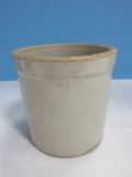 Pottery Crock w/ Band Rim