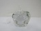 Vintage Clear Crystal Glass Apple Paperweight/Décor Signed Jan '75 On Base