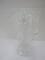 Waterford Crystal Clear Glass Tall Vase Diamond/Cross Cut Pattern