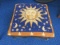 Sun & Stars Upholstered Top Step w/ Black Scroll Base