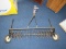 Vintage Black Metal Aerator w/ Lawnmower Latch Pull