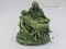 La Pieta Antique Green Patina Plaster Statuette