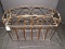Scroll Design/Slat Body Metal Newspaper/Magazine Stand