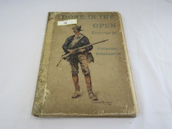 Done in The Open Drawings by Frederic Remington Coffee Table Book