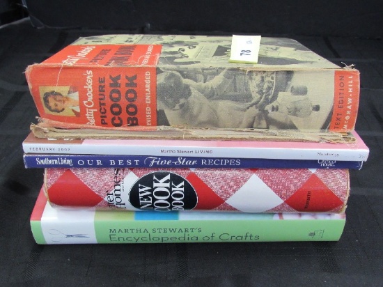 Vintage Cookbooks/Collectible Betty Crocker, Martha Stewart Living, Southern Living, Etc.