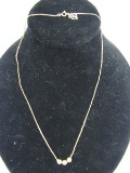 Vintage Necklace w/ Beads Clasp Stamped 1/20DGF 12kt