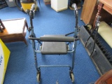 Guardian Blue Metal Envoy 460 Folding Walker