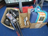 Sports Lot - Baseball Bats, Baseballs Croquet Equipment, Golf Balls, Etc.
