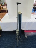 Vintage Metal Projector Screen w/ Stand by Focal