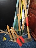 Misc. Tool Lot - Axe, Pickaxe, Mallet, Aerator, Hoe, Etc.
