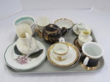 Ceramic Lot - Japan Décor Dish, Gibson England Gilted Teapot, Aynsley Pembroke Dish