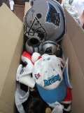 Carolina Panthers Lot - Caps, Pennant, Plush, Toys, Etc.