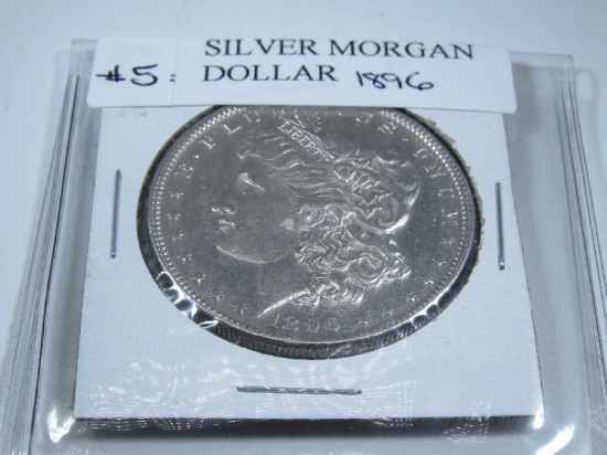 Silver Morgan Dollar 1896