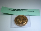 Limited Edition Commemorative Benjamin Harrison Medallion