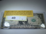Scarce Barr Note $1 Series 1963-B Green Stamp