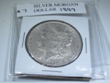 Silver Morgan Dollar 1889 Coin