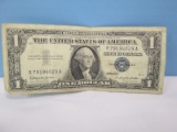 $1 Dollar Vintage Blue Seal Series 1957-B