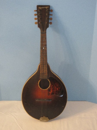 Gibson Vintage Kalamazoo Mandolin Inside At Neck Stamped #635