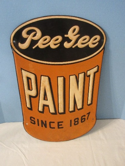 Too Cool! Rare Find Vintage Pee Gee Paint Since 1867 Advertising Paint Can Sign