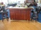 Awesome 3 Piece Beach Mfg. Classic Large Bar Brown Cherry Finish