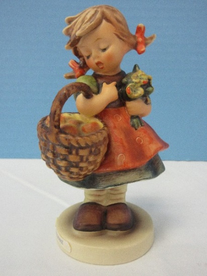 Goebel Hummel Porcelain Collectible "Autumn Harvest" 5" Figurine