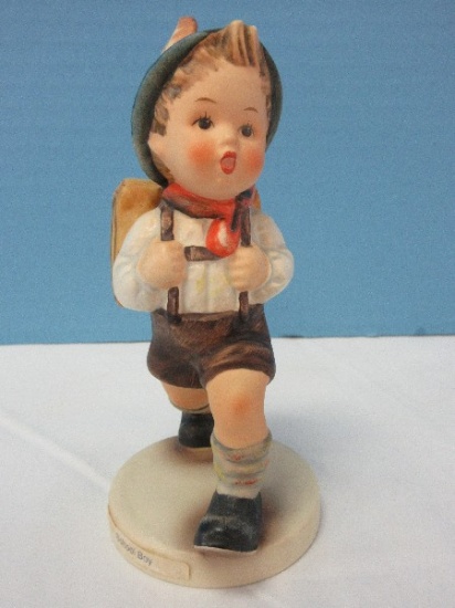 Goebel Hummel Porcelain Collectible "School Boy" 5 1/2" Figurine