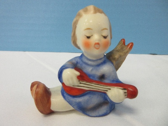 Goebel Hummel Porcelain Collectible Joyous News Series Angel w/ Lute