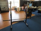 Multi-Functional Workout Station Adjustable w/ Weight Bar