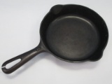 Griswold Cast Iron No.3 Handled Skillet Fry Pan Erie, P.A. 709K Double Pour Spouts