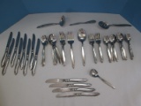 78 Pieces - Vintage Oneida Craft Premier Stainless Glossy Finish Flatware Shoreline Pattern